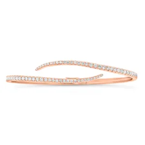 Diamond Slim Bypass Bracelet