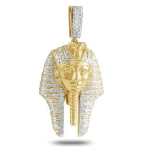 10KY 0.60CTW DIAMOND PHAROAH PENDANT