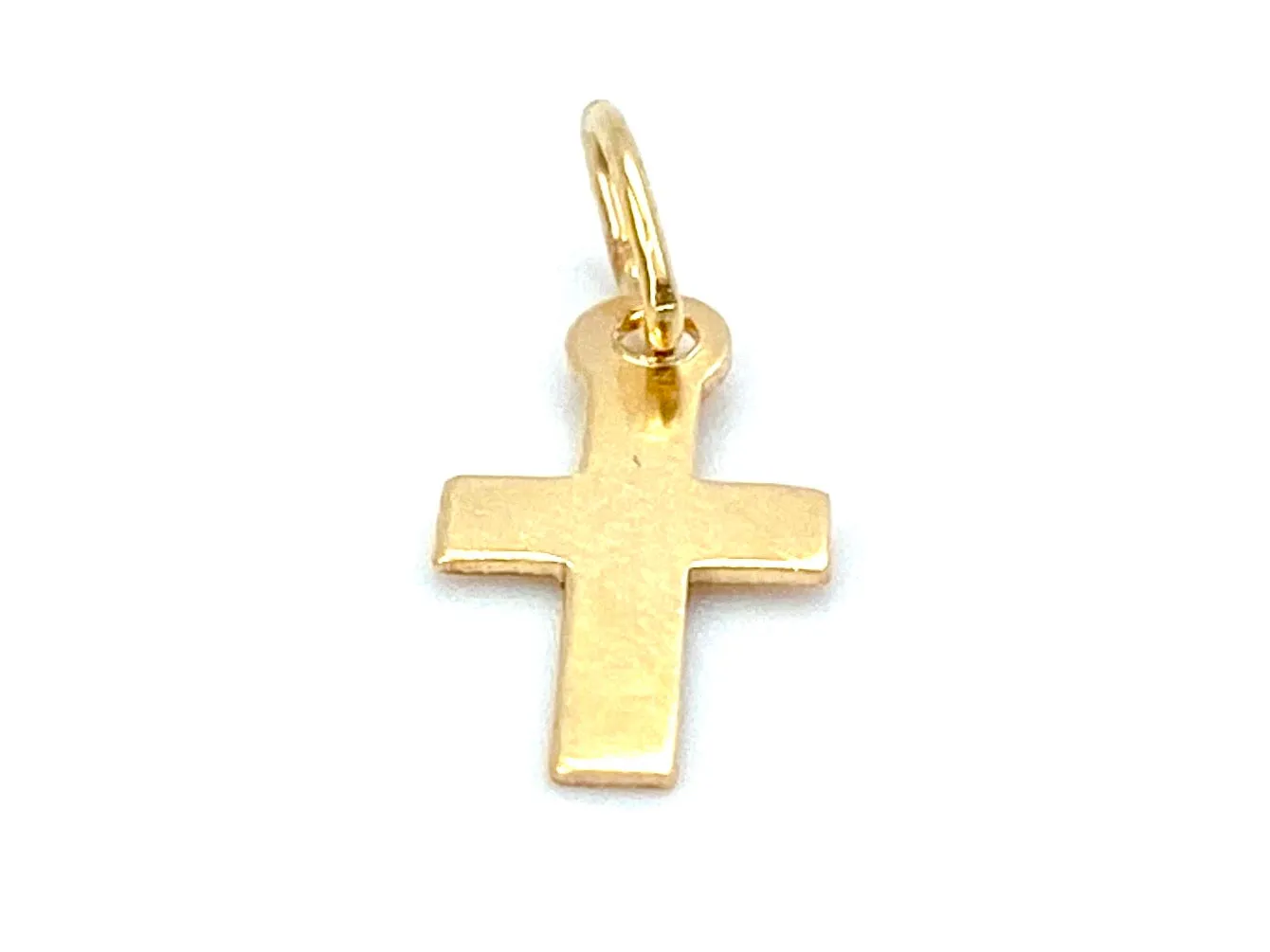 14KGF Cross Charm , Sku#21-C