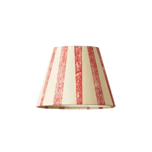 18cm straight empire pendant shade in scarlet tapers