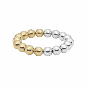 Baller | Extra Large  Gold   Silver Bracelet