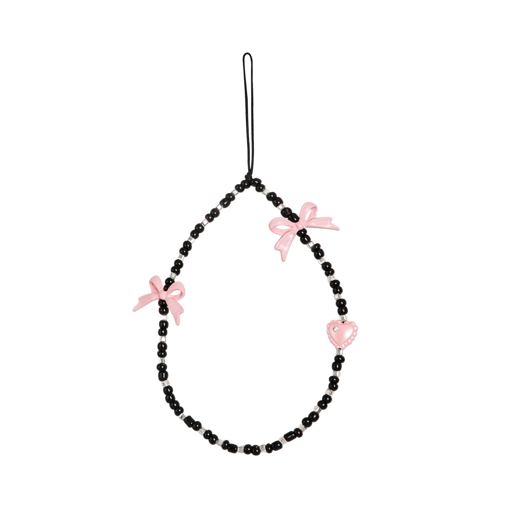 Bowknot Beaded Phone Charm