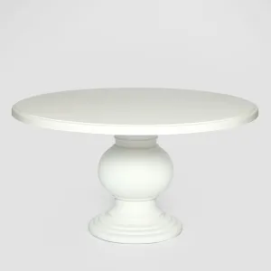 Calabria Round Dining Table White - Outdoor