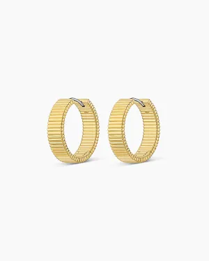 Catalina Hoops ~ Gold