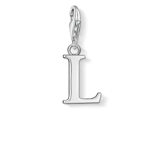 CHARM CLUB STERLING SILVER 'L' CHARM