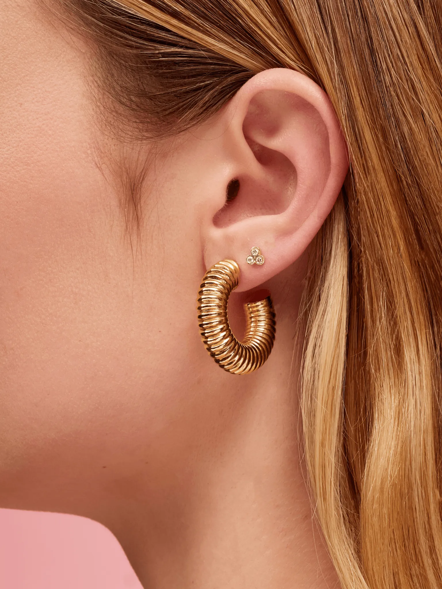 Coil Hoop Earrings