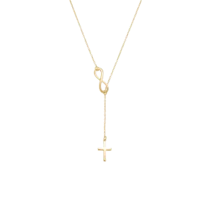 Cross and Infinity Necklace