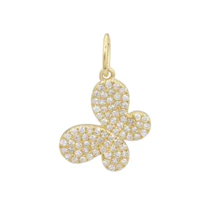 DIAMOND SIMPLE BUTTERFLY CHARM