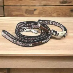 Finnigan's Fabulous Floral Dog Collar Set