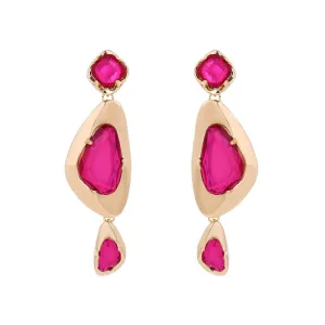 Pre Order:  Exaggerated Geometric Retro Water Drop Earrings