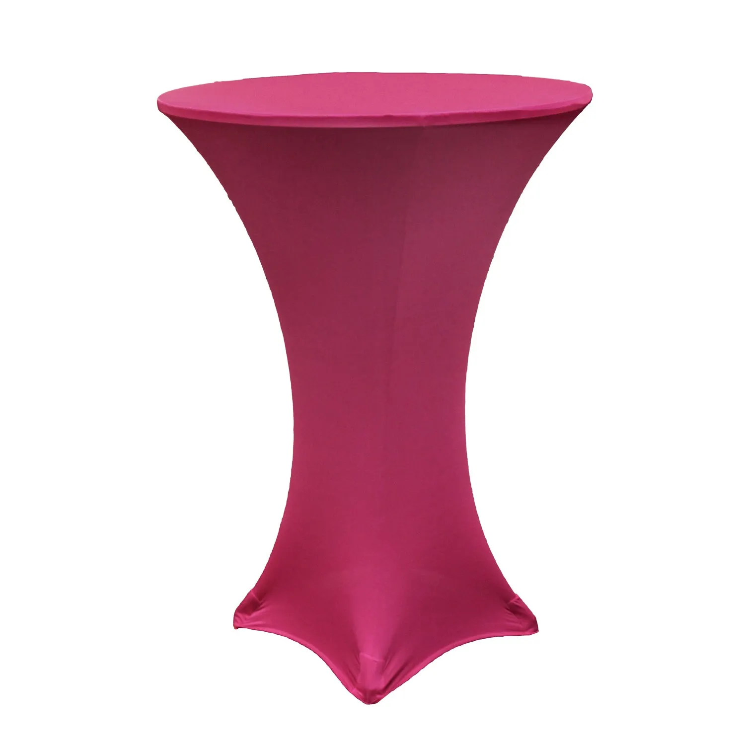 Spandex Cocktail Table Cover 36" Round - Fuchsia