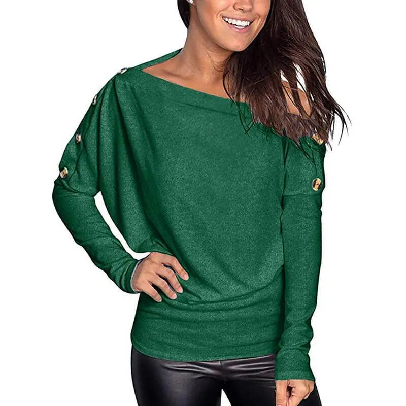 V-neck Hollow Loose Regular T-shirt