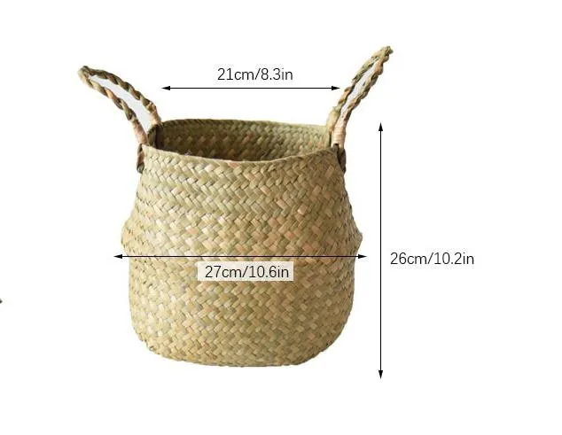 Woven Jute Basket for Plants